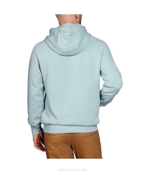 silno opuštenog kroja lagana majica s logotipom muškarci Carhartt asfaltni vrijesak 8PP443