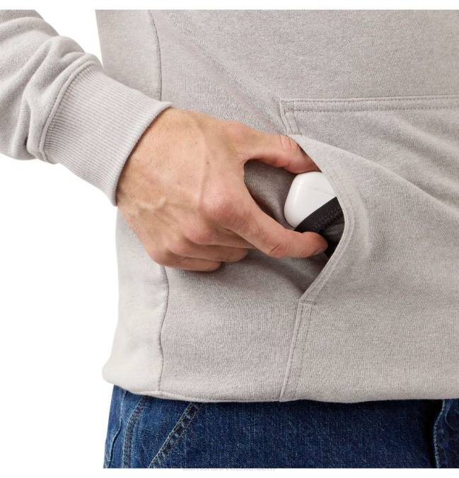 silno opuštenog kroja lagana majica s logotipom muškarci Carhartt asfaltni vrijesak 8PP443