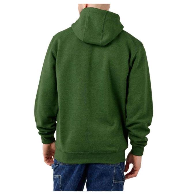 slobodna majica srednje težine s grafičkim logotipom od filca muškarci Carhartt arborvitae vrijesak 8PP442