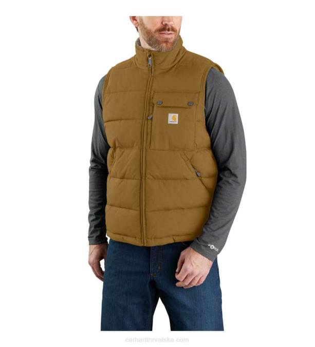 carhartt montana široki izolirani prsluk muškarci Carhartt crno 8PP4103