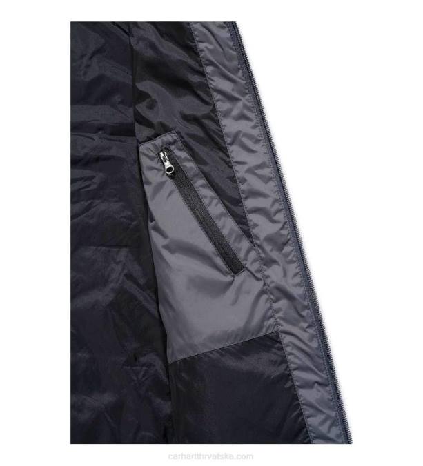rain defender lagani izolirani prsluk opuštenog kroja muškarci Carhartt crno 8PP4104