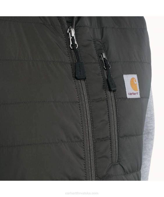 rain defender lagani izolirani prsluk opuštenog kroja muškarci Carhartt crno 8PP4104