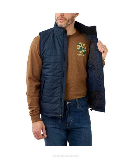 rain defender lagani izolirani prsluk opuštenog kroja muškarci Carhartt crno 8PP4104