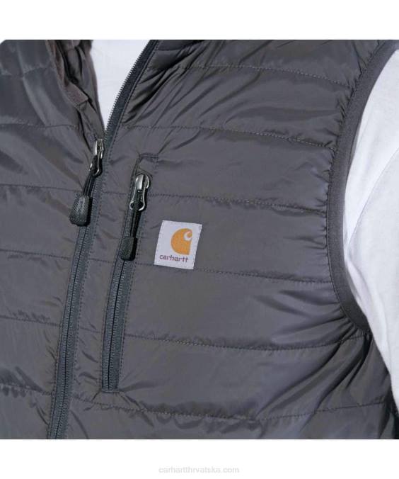 rain defender lagani izolirani prsluk opuštenog kroja muškarci Carhartt crno 8PP4104