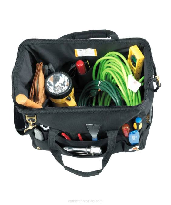 16-inčna teška torba za alat s 30 džepova muškarci Carhartt crno 8PP46