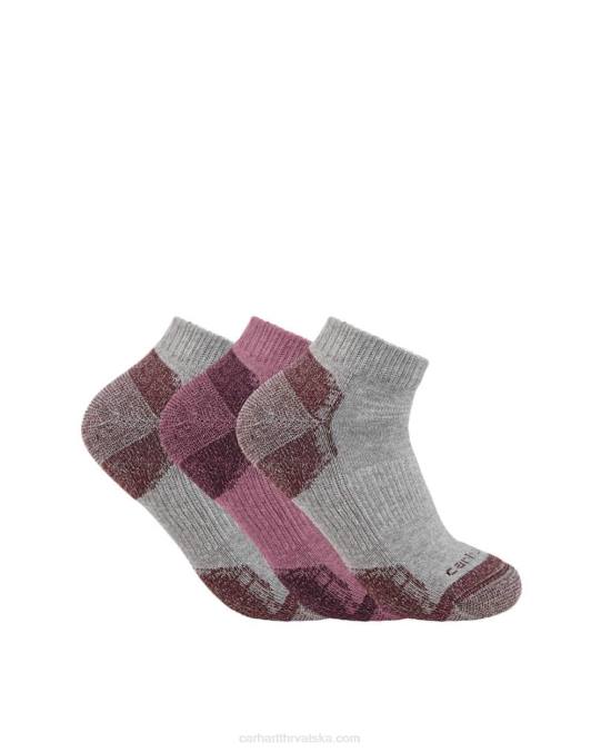 niske čarape od mješavine pamuka srednje težine 3 para žene Carhartt sortirano 8PP4251