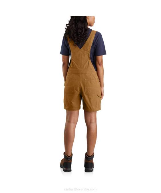 robusni flex opušteni kroj platno kratke hlače žene Carhartt carhartt smeđa 8PP4217