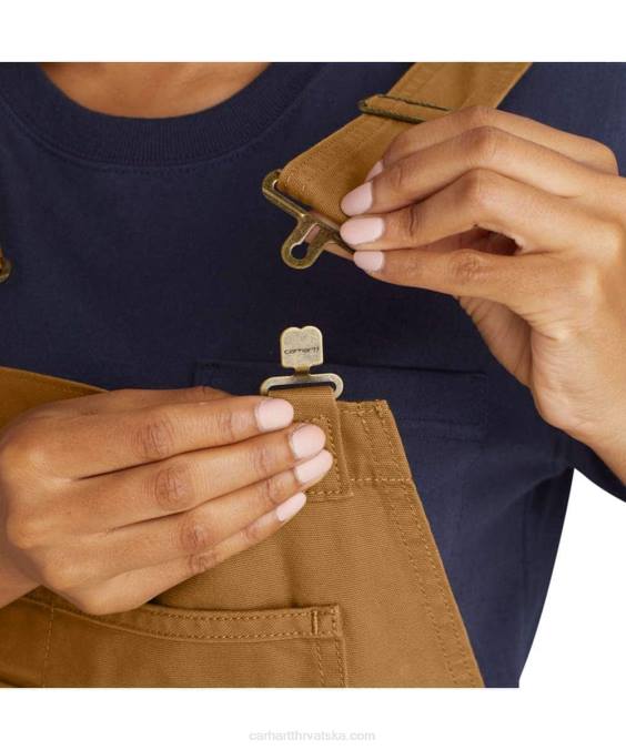 robusni flex opušteni kroj platno kratke hlače žene Carhartt carhartt smeđa 8PP4217