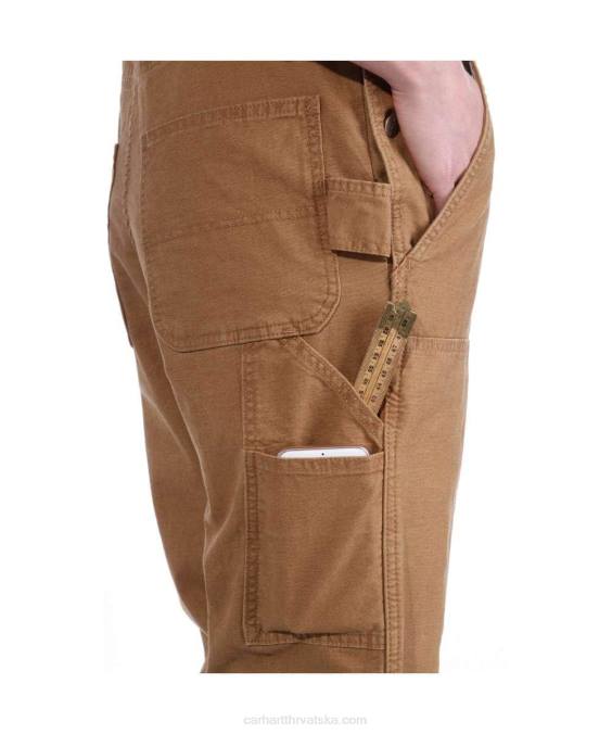 robusni flex platneni kombinezon s širokim krojem žene Carhartt crno 8PP4218