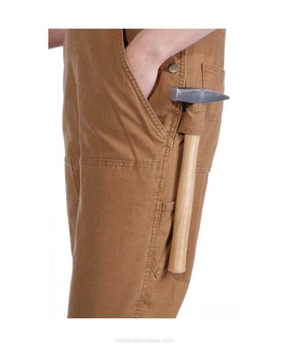 robusni flex platneni kombinezon s širokim krojem žene Carhartt crno 8PP4218