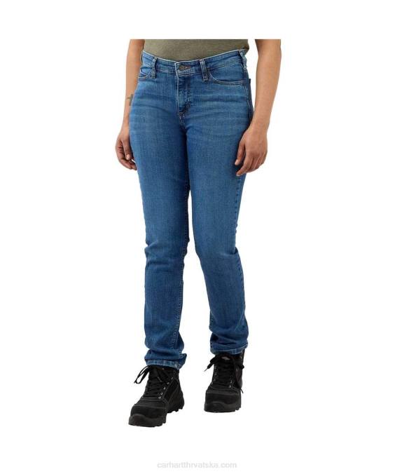 robusni flex slim fit sužene traperice žene Carhartt ljeska 8PP4199