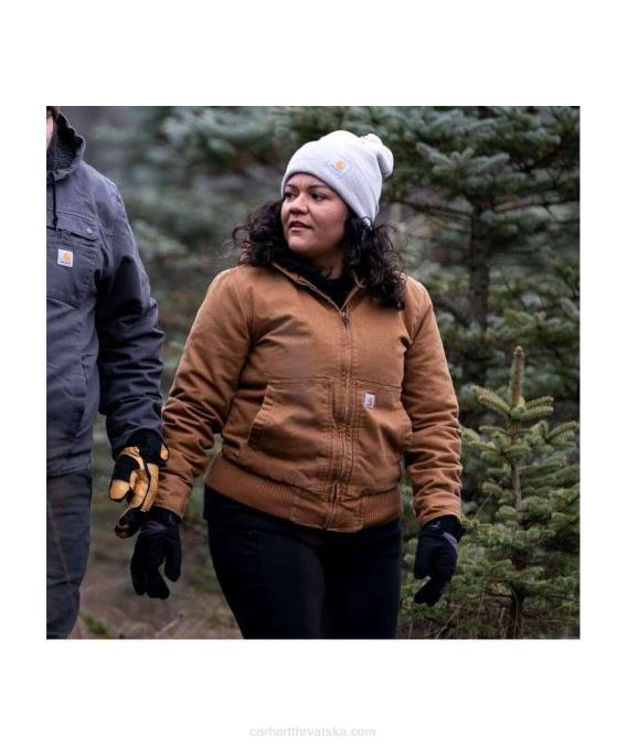 labavi fit washed duck insulated active jac žene Carhartt crno 8PP4191