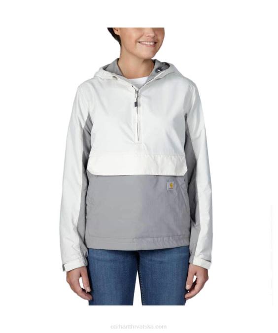 rain defender labavi kroj lagani anorak koji se može pakirati žene Carhartt crno 8PP4185