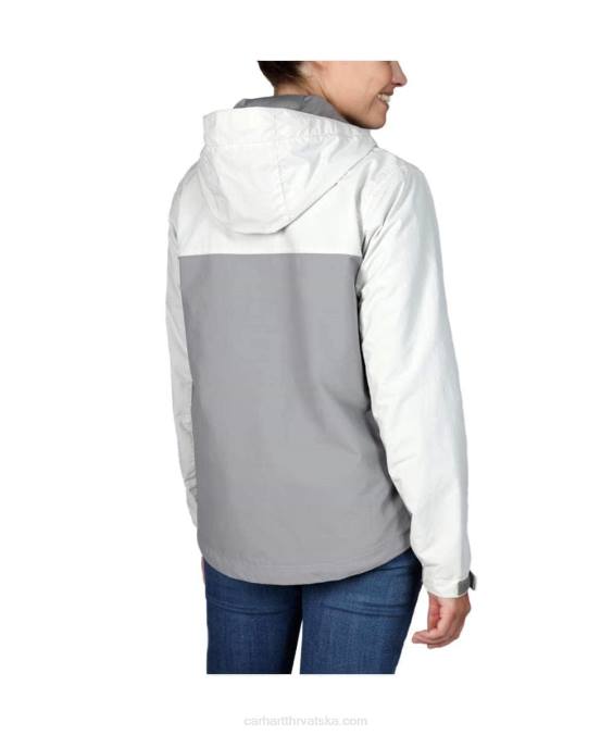 rain defender labavi kroj lagani anorak koji se može pakirati žene Carhartt crno 8PP4185