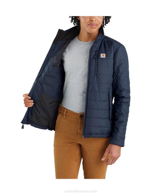 rain defender lagana izolirana jakna opuštenog kroja žene Carhartt crno 8PP4190