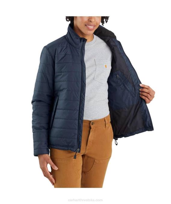 rain defender lagana izolirana jakna opuštenog kroja žene Carhartt crno 8PP4190