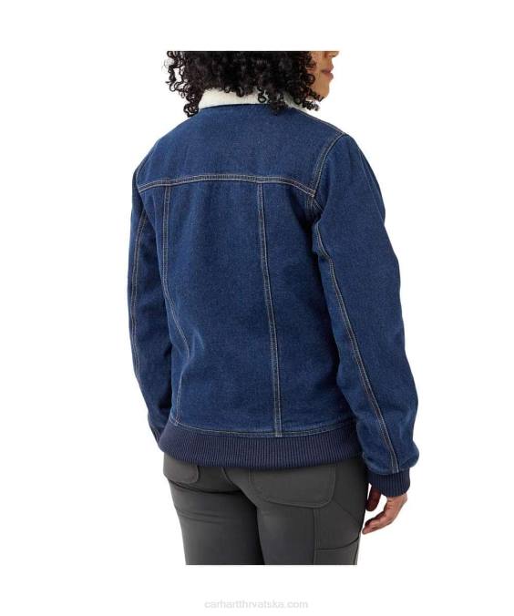 robusna flex jakna opuštenog kroja od šerpa podstave od trapera žene Carhartt bukva 8PP4187