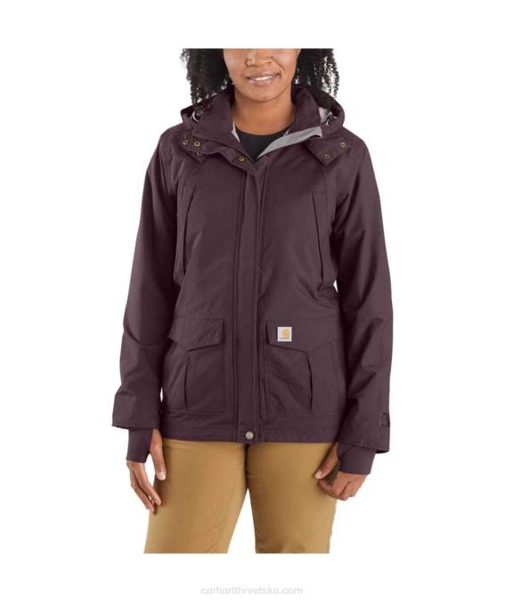 storm defender teška jakna opuštenog kroja žene Carhartt crno 8PP4193
