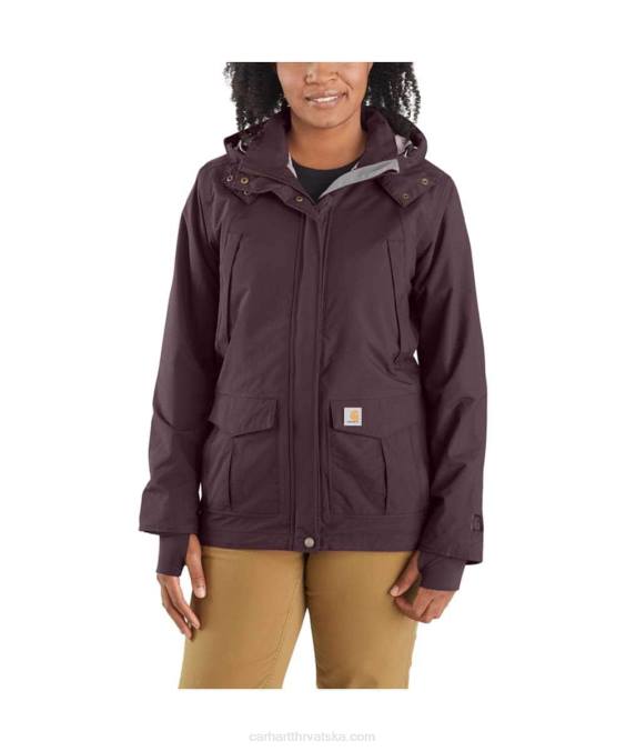 storm defender teška jakna opuštenog kroja žene Carhartt crno 8PP4193