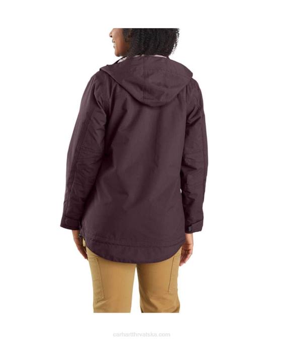 storm defender teška jakna opuštenog kroja žene Carhartt crno 8PP4193