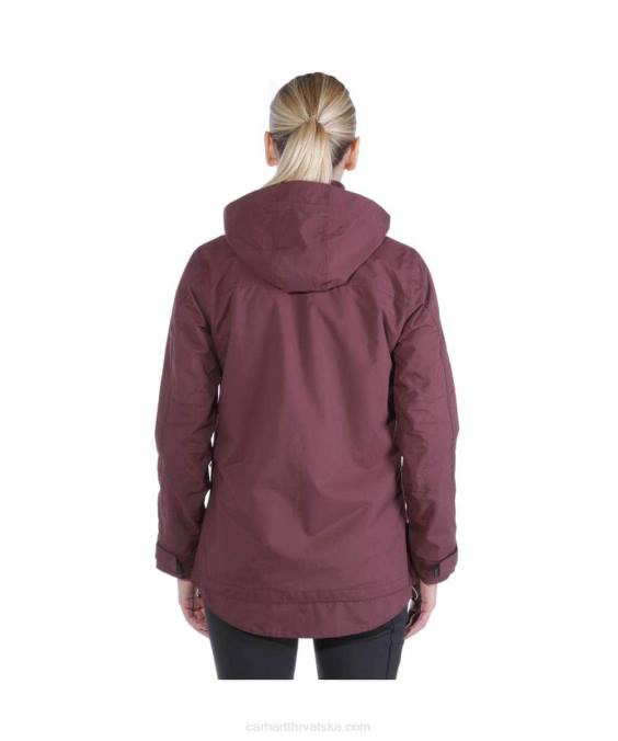 storm defender teška jakna opuštenog kroja žene Carhartt crno 8PP4193