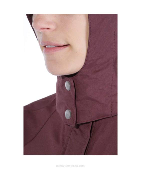 storm defender teška jakna opuštenog kroja žene Carhartt crno 8PP4193
