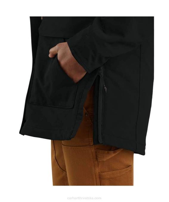 super dux izolirani tradicionalni kaput opuštenog kroja žene Carhartt crno 8PP4194