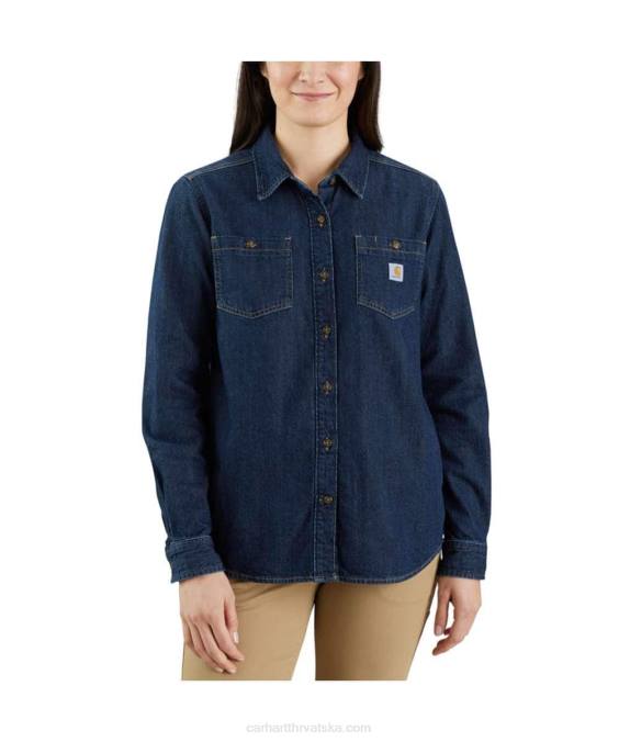 traper košulja srednje težine opuštenog kroja dugih rukava žene Carhartt zion 8PP4247