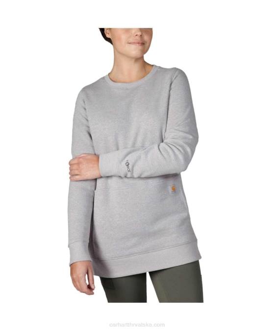 lagana majica opuštenog kroja žene Carhartt asfaltni vrijesak 8PP4206