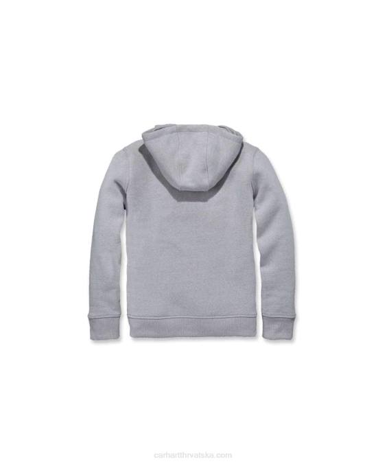 trenirka srednje težine opuštenog kroja žene Carhartt crno 8PP4209