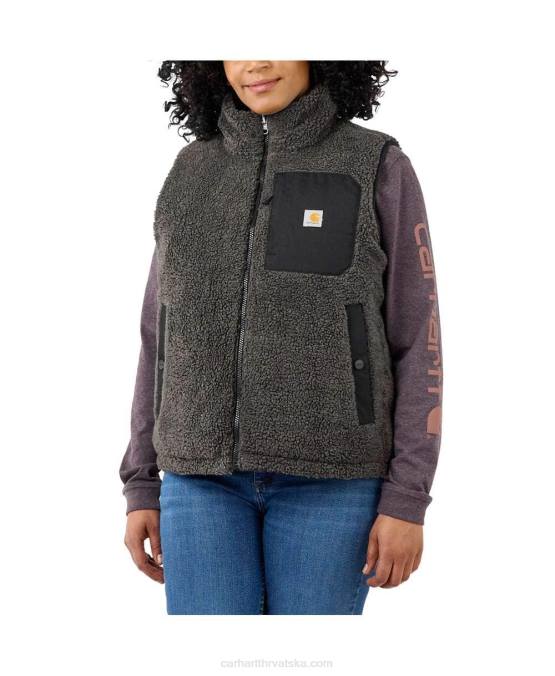 carhartt montana izolirani prsluk opuštenog kroja žene Carhartt crno 8PP4220