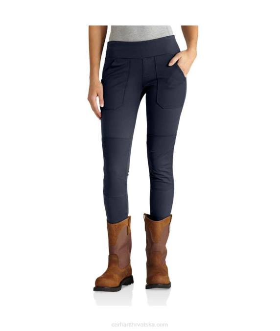 silno opremljene udobne tajice srednje težine žene Carhartt crno 8PP4182