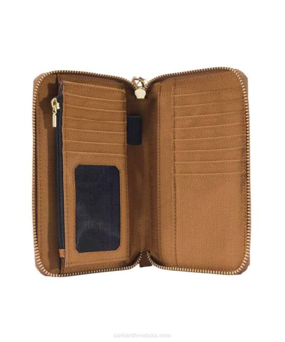 najlonski duck lay-flat clutch novčanik žene Carhartt crno 8PP4232