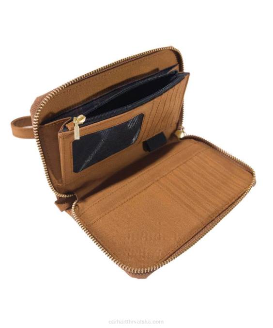 najlonski duck lay-flat clutch novčanik žene Carhartt crno 8PP4232